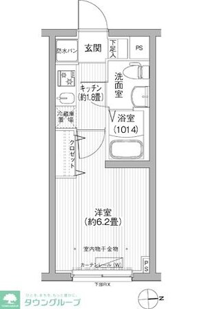 LAUREL TOGOSHIの物件間取画像